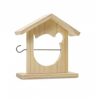Windhager Futterspender aus Holz - Grundfarbe: Beige - Tierart: Vogel - Produkttyp: Futterstelle
