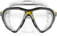CRESSI Tauchmaske Big Eyes Evolution Crystal Mask Crystal/Yellow - Detailfarbe: Gelb - Schwarz - Transparent - Zielgruppe: Erwachsene - Produkttyp: Tauchmasken - Material: Silikon - Schuhgrösse (EU): Keine