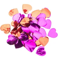 Rico Design Streudeko Herzen 50 g, Rot/Pink - Motiv: Herz - Material: Polyethylen (PE) - Detailfarbe: Pink - Rot