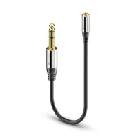 sonero Audio-Kabel 6.3 mm Klinke - 3.5 mm Klinke 0.25 m - Kabeltyp: Adapterkabel - Audioanschluss Seite A: 6.3 mm Klinke - Audiokanäle: Stereo - Audioanschluss Seite B: 3.5 mm Klinke - Detailfarbe: Schwarz - Länge: 0.25 m