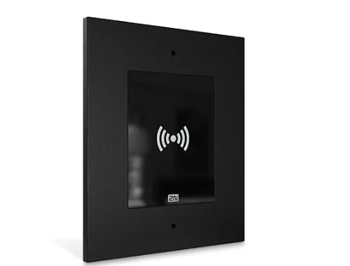 2N Access Unit 2.0 RFID - 125 kHz - Montage: Aufputz - Einbau Wand - Unterputz - Wand - Detailfarbe: Schwarz - Stromversorgung: 12 V - 802.3af Class 0 Type 1 PoE 15.4 Watt - Tiefe: 45 mm - Breite: 108 mm - Verbindungsmöglichkeiten: LAN (RJ45)