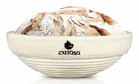 Exitoso 15792 bread basket Round Rattan Beige, White