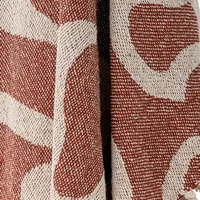 Bloomingville 82066531 throw blanket 130 x 160 cm Cotton, Polyester, Viscose, Wool Brown