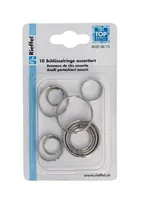 RIEFFEL SWITZERLAND Schlüsselringe 8050 SB/10 ASS. ass. 10 Stück