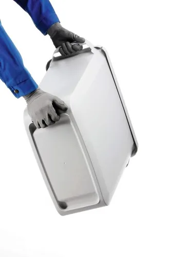 DURABLE Abfallbehälter Durabin ECO 60 Liter rechteckig grau