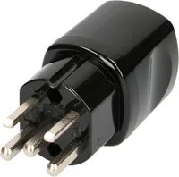 Max Hauri Stecker T25 - Schwarz - Detailfarbe: Schwarz - Stromanschluss Seite A: T25 - Schalter: Nein - Stromanschluss Seite B: Schraubklemme - Typ: Montagestecker