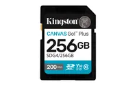 KINGSTON 256GB -  SDXC -  Canvas -  Go -  Plus -  Gen4 -  200MB/s -  C10 -  UHS-I -  U3 -  V30