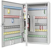 WEDO Schlüsselkasten mit Schlüsselöffnung, 200 Schlüssel - Produkttyp: Schlüsselschrank - Widerstandsfähigkeit: Keine Angabe - Detailfarbe: Grau