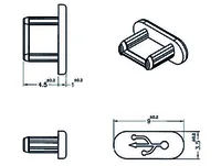 Delock Blindstecker/Staubschutz USB-MicroB 10 Stück Schwarz - Detailfarbe: Schwarz - USB Standard: 3.0/3.1/3.2 Gen 1 (5 Gbps) - 2.0 (480 Mbps) - Winkelstecker: Nein - Steckertyp Seite B: Terminierung - Besondere Eigenschaften: Portblocker - Steckertyp Sei