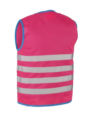 wowow Reflexweste Fun Jacket L, Pink - Befestigung: Oberkörper - Farbe: Pink - Typ: Weste
