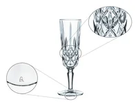 Nachtmann Champagnerglas Noblesse, 4 Stück - Material: Kristallglas - Höhe: 20.4 cm - Volumen: 155 ml - Glas Typ: Sektglas - Champagnerglas - Verpackungseinheit: 1 Stück - Detailfarbe: Transparent