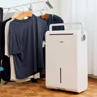 Ecofort Entfeuchter ecoQ DryAir 35 l Energy Saver (85 m²) - Typ: Entfeuchter - Funktionen: Luftfeuchtigkeitsanzeige - Direktablauf optional - Timerfunktion - Automatikmodus - Nachtmodus - Wäschetrocknung - Luftreinigung - Display - Abschaltautomatik - Det