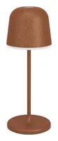 EGLO Leuchten MANNERA-S Tischlampe in/outdor LED Touch Rost Braun - Betriebsart: Akkubetrieb - USB - Smart Home: Nicht kompatibel - Dimmbar: dimmbar - Produkttyp: Akku-Leuchte - Tischleuchte - Lichtsensor (Dämmerung): Nein - Timerfunktion: Nein