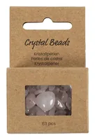 Creativ Company Perlen-Set Kristallperlen Rosa, 7-12 mm - Packungsgrösse: 60 Stück - Durchmesser: 7 mm - 10 mm - 12 mm - Detailfarbe: Rosa - Perlenart: Perlenset