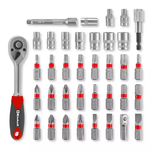 Bit- und Ratschen-Set in L-CASE, 37-teilig