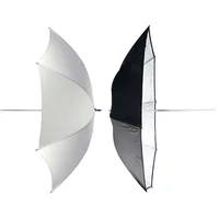 Elinchrom 26062 photo studio reflector Umbrella Black, Silver, Transparent
