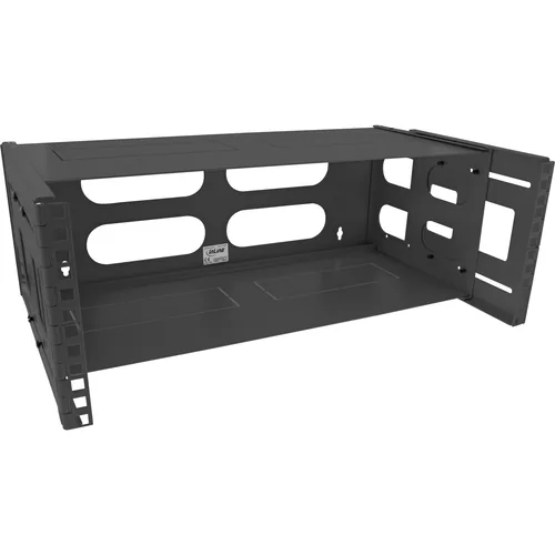InLine 19104B Rack 4U Wandmontiertes Regal Schwarz