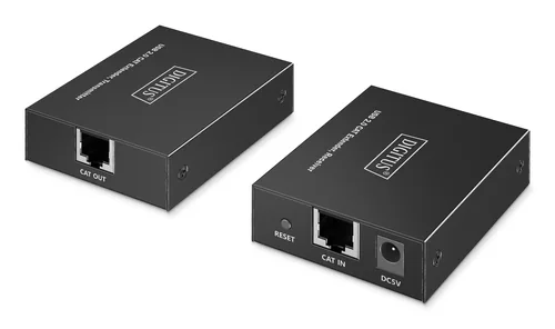 DIGITUS USB Extender 4xUSB-A 150m mit CAT6 schwarz