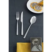 Sambonet Besteck-Set Linear 24-teilig, Silber - Produkttyp: Besteck-Set - Material: Edelstahl 18/10 - Griffmaterial: Edelstahl 18/10 - Detailfarbe: Silber - Anzahl Teile: 24 Teile - Spülmaschinenfest: Ja