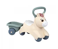 Smoby Rutscherfahrzeug Baby-Pony - Fahrzeugtyp: Rutschfahrzeug - Altersempfehlung ab: 12 Monaten - Ausstattung: Anhänger - Detailfarbe: Mehrfarbig - Material: Kunststoff
