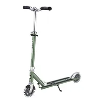 GLOBBER Scooter Flow Element Lights Olive - Altersempfehlung ab: 6 Jahren - Ausstattung: Fussbremse - Höhenverstellbarer Lenker - Leuchträder - Reifentyp:  Kunststoffreifen - Nachhaltigkeit: Nicht angegeben - Belastbarkeit: 100 kg - Einsatzgebiet: Freizei