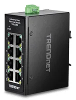 TRENDnet 8-Port Industrial Fast Ethernet DIN-Rail MiniSwitch