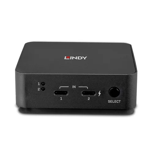 LINDY 2 Port Type C,Dual HDMI 4K60 KVM Switch