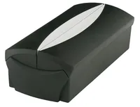 HAN Visitenkartenbox VIP 500 Karten, Grau/Schwarz - Anzahl Visitenkarten: 500 Stück - Produkttyp: Visitenkartenbox - Material: Kunststoff - Detailfarbe: Grau - Schwarz