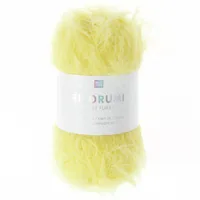 Rico Design Wolle Ricorumi Furry Furry Gelb - Packungsgrösse: 1 Stück - Waschbar bei: 30 °C - Länge: 175 m - Detailfarbe: Gelb - Material: Polyamid (PA) - Nadelstärke: 3 mm - 4 mm