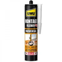 UHU Montagekleber Universal 310 ml, Weiss - Eigenschaft: Flüssig - Geeignete Oberflächen: Diverse - Packungsgrösse: 310 ml - Art: Montagekleber - Detailfarbe: Weiss