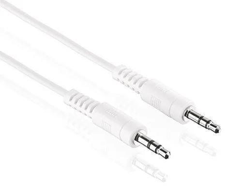 HDSupply Audio-Kabel 3.5 mm Klinke - 3.5 mm Klinke 1.5 m, Weiss - Kabeltyp: Anschlusskabel - Audiokanäle: Stereo - Audioanschluss Seite A: 3.5 mm Klinke - Audioanschluss Seite B: 3.5 mm Klinke - Detailfarbe: Weiss - Länge: 1.5 m