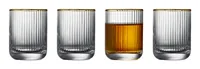 Lyngby Schnapsglas Palermo Gold 6 cl, 4er Set - Material: Glas - Glas Typ: Schnapsglas - Höhe: 6 cm - Volumen: 60 ml - Detailfarbe: Transparent