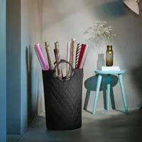 Reisenthel Wäschekorb  Frame Rhombus 30 l, Schwarz - Detailfarbe: Schwarz - Volumen: 30 l - Material: Recycling Polyester