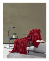 Flair Decke Coral 150 x 200 cm, Chili - Nachhaltigkeit: Nicht angegeben - Produkttyp: Decken - Detailfarbe: Dunkelrot - Breite: 150 cm - Höhe: 200 cm - Detailmaterial: Polyester (PES)