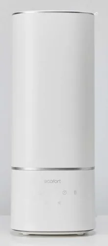 Ecofort Luftbefeuchter ecoQ HumidAir U400+ 55 m² - Typ: Luftbefeuchter - Funktionen: Automatikmodus - Beduften - Befeuchten - Einstellbarer Nebelauslass - Fernsteuerung über App - Hygrostat - Stimmungslicht - Timerfunktion - Ultraschallverneblung - WLAN-V