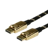 ROLINE GOLD DisplayPort Kabel, DP ST - ST, 1 m