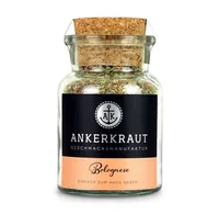 Ankerkraut Gewürz Spaghetti Bolognese 100 g - Produkttyp: Gewürzmischungen - Ernährungsweise: Vegetarisch - Produktionsland: Deutschland - Zertifikate: Keine Zertifizierung - Packungsgrösse: 100 g - Fairtrade: Nein