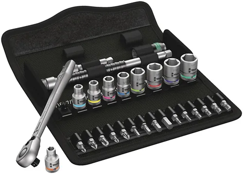Wera Ratschen-Set 8100 SA 11 Zyklop 1/4, 28-teilig - Grösse: 1/4  - Set: Ja