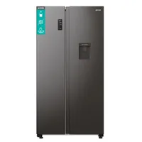 Gorenje NRR9185EABXLWD frigorifero side-by-side Libera installazione 547 L Nero, Acciaio inox