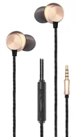2GO In-Ear Stereo-Headset ""Deluxe"" - schwarzgold