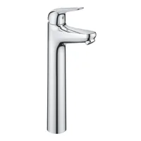 GROHE Einhand-Waschtischbatterie Swift 1/2, XL - Anschlussmass: 1/2 - Ausziehbare Brause: Nein - Anzahl Strahlarten: 1 - Farbe: Chrom - Ausführung: Einhebelmischer - Anschlussart: Hochdruckarmatur (2 Anschlüsse)