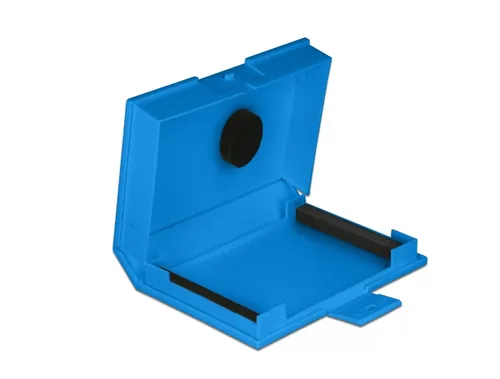 Delock Schutzgehäuse für 3.5? HDD blau - Zubehörtyp: Aufbewahrung