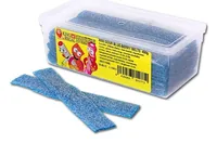 King Regal Gummibonbons Mini Sour Strips Himbeere 300 g - Produkttyp: Gummibonbons - Nährwertangabe pro: 100 g - Energiegehalt (in kj): 358 KJ - Energiegehalt (in kcal): 1425 Kcal - Fett: 3 g - Davon gesättigte Fettsäuren: 2.7 g