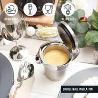 Oak & Steel 17282 saucer Silver 1 pc(s)
