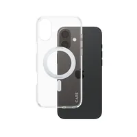 CARE Back Cover Feature Kickstand iPhone 16 Plus Silber - Grundfarbe: Silber - Transparent - Fallsicher: Ja - Kompatible Hersteller: Apple - Detailfarbe: Transparent - Silber - Mobiltelefon Kompatibilität: iPhone 16 Plus - Material: Recycling-Kunststoff