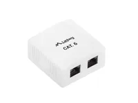 Lanberg OU6-0002-W outlet box RJ-45 White