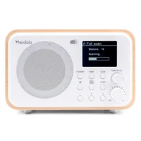 Audizio DAB+ Radio Milan Weiss - Radio Tuner: FM - DAB+ - Stromversorgung: Akkubetrieb - Detailfarbe: Weiss - Ausstattung: Sleep-Timer - Display - Senderspeicher - Typ: Tischradio