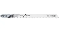 Bosch Professional Stichsägeblätter-Set T 101 BR Clean for Wood, 5-teilig - Zubehörtyp: Stichsägenaufsatz - Verpackungseinheit: 5 Stück - Für Material: Holz