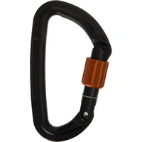 Wild Country Carabiner Session Screw Gate Schwarz/Braun - Nachhaltigkeit: Nicht angegeben - Einsatzbereich Klettern: Bigwall-Klettern etc. - Felsklettern - Farbe: Braun - Schwarz - Kletterkarabiner: Ja - Bruchkraft min.: 8 kN - Belastbarkeit längs: 8 kN