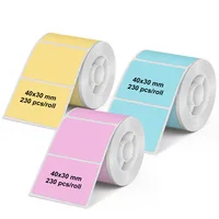 Olympia Etikettenrolle für PM220, 40 x 30 mm, farbig, 3 Stück - Breite: 40 mm - Länge: 7 m - Schriftfarbe: Blau - Gold - Grün - Orange - Rosa - Rot - Schwarz - Bandfarbe: Blau - Gelb - Pink - Material: Papier - Materialeigenschaften: Ölbeständig - Wassera